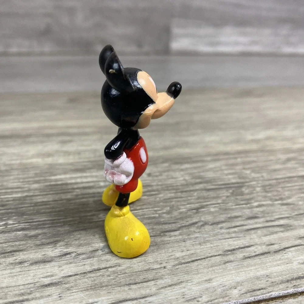 Vintage Disney Mickey Mouse Figure Small Plastic‎ Collectible Toy Character